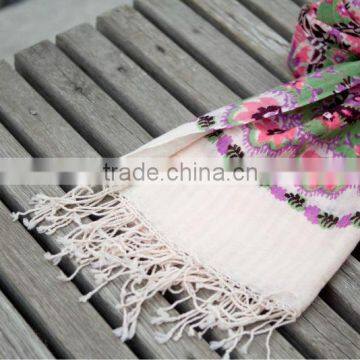 Factory Directly Bouncy Scarf, Burnt Orange Scarf, Thick Wool Scarf photo-5