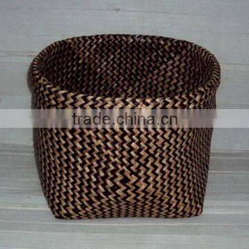 Woven Straw Basket For Storage