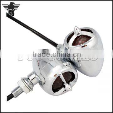 Tribar Smoke Turn Signal Vintage Motorcycle Indicator for Ducati Custom photo-2