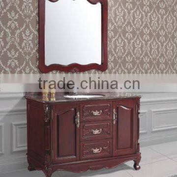 2013 Hot sell European Antique Solid Wood Bathroom Vanity 835