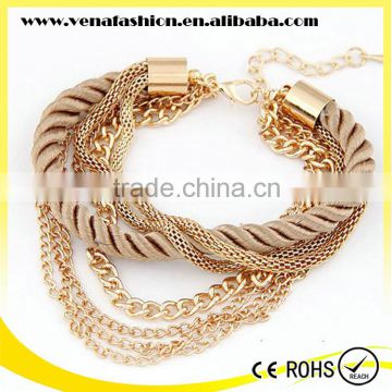 cheap price rope chains fashion multilayer bracelet                        
                                                Quality Choice