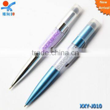 gorgeous color crystal metal stylus pen