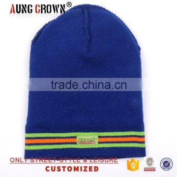 Jacquard Logo Winter 100 Acrylic Beanie Crochet Hats Pattern photo-6