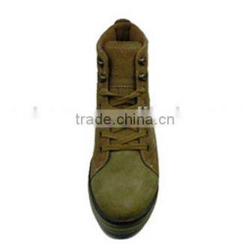 New Model Factory Mens Beige Nubuck Leather Boots photo-3