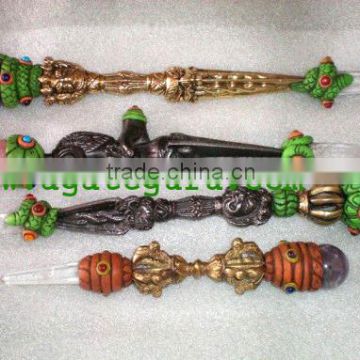 Mix Tibetan Healing Stick & Wands Lot : Tibetan Healing wands from Agate Guru Exports