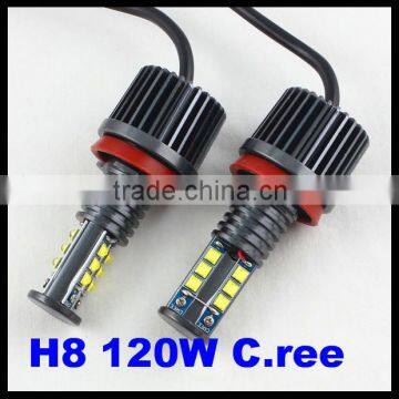 Wholesale High Power CE RoHS Approved H8 120W Led Angel Eye for Bmw Car Accessories h8 Led Maker