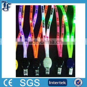 factory wholesale high quality custom glow in the dark lanyard