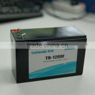 lithium ion lifepo4 battery 12V 9Ah