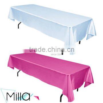 Satin rectangular table cloth