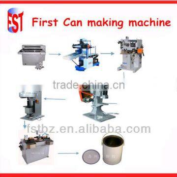 complete semi-automatic round can making line