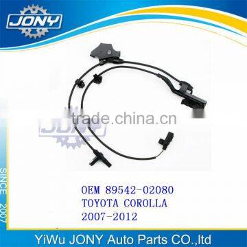 For TOYOTA COROLLA 2007-2012 front ABS sensor left OEM 89542-02080