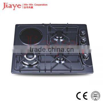 black surface good quality gas and electric hob burners JY-ES4008