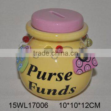 Wholesale Simple Ceramic Cash Box,ceramic Piggy Box,ceramic Money Box,ceramic Coin Box photo-5