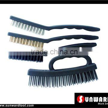 4PC Plastic handle Wire Brush Set