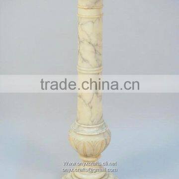 White Marble Pedestal Stand