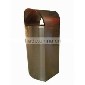 rubbish bin, stainless steel 009