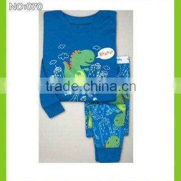 boys Dinosaur styling clothes baby Dinosaur pajamas kids cartoon sleepwear children cotton high quality pyjamas OEM&ODM