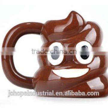 wholesale funny ceramic shit mug