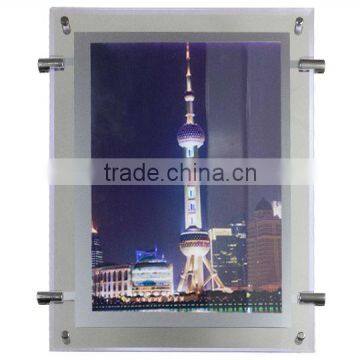 2013 slim window display hanging crystal light box