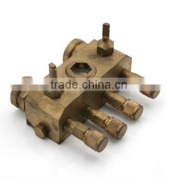 Bathroom Fittings Air Distributor Stainless Steel Water Heater Meter Manifold Air Brass Part photo-5