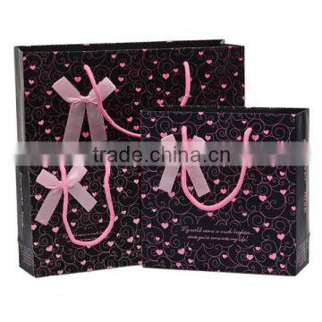 Black Popular Paper Gift Bag Paper