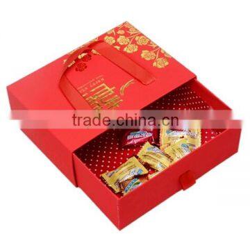 Happy Red Paper Wedding Gift Box photo-2