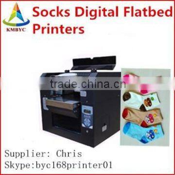 Best Printing Effect T-shirt / Garment / Sock / Multifunctional Digital Flatbed Printing Machine