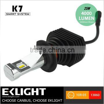 E9 Emark approved 5600LM auto led headlight bulbs h4 designed by EKLIGHT