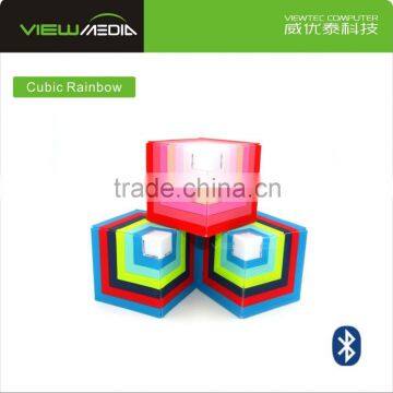 Hot Sale Cubic Rainbow Cube Led Waterproof Small Bluetooth Speaker photo-6
