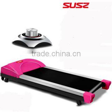 Pink Walking treadmill with speed from 0.8-8km/h with wireless speed control