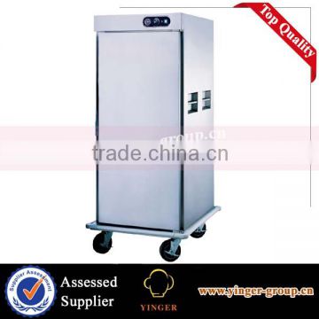 commercial kitchen equipment Stainless Steel single Door mobile Food Warmer Cart with wheels(1 door)