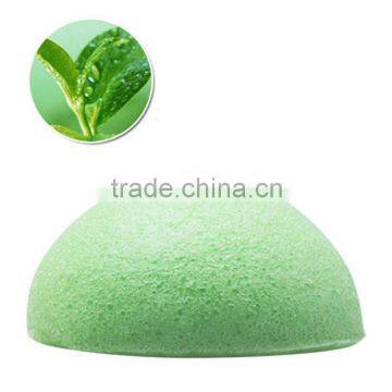 Green Tea Japanese Konjac Konnyaku Facial Sponge, Konjac Facial Sponge, Facial japanese konjac sponge