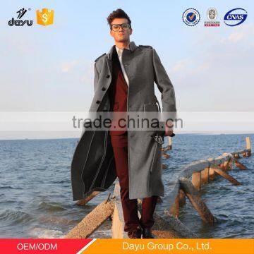 high quality cashmere wool coat long wool overcoat 90% wool 10% cashmere coat