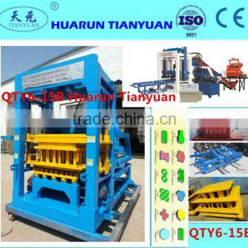 QTY6-15B Automatic Cement Fly Ash Interlocking Brick Machine Hollow Paving Interlocking Automatic Brick Making Machine photo-2