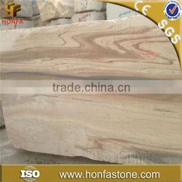 Polished white big slab palissandro classico marble with 20years factory