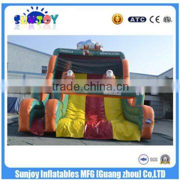 SUNJOY 2016 hot sell kids slides inflatable water slides for sale