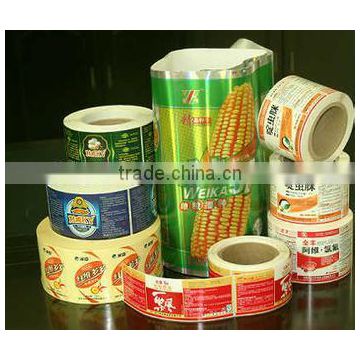 customized plastic roll label made in china