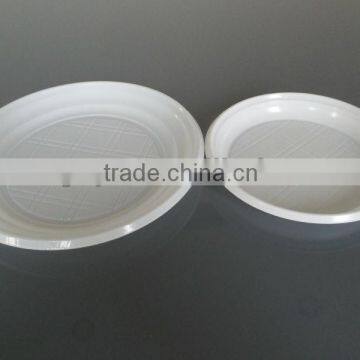 Round Microwave Disposable Plastic Plate 6 inch