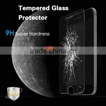 9H hardness 2.5D round edge anti-radiation tempered glass screen protector for iphone6&iphone6 plus