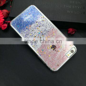 Luxury Contrast Color Flash Powder pc Shell Cover for Iphone