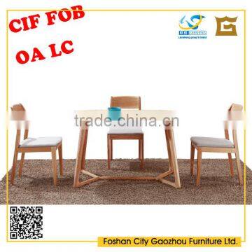 Solid ash wood original color modern dining table