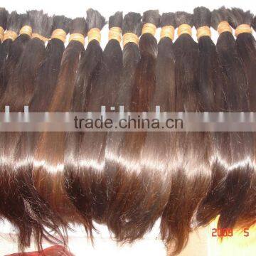 virgin remy human hair/natural color hair /raw hair