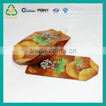 New model special shaped plastic juice plastic bag