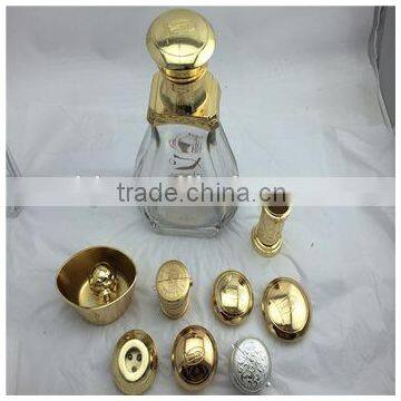 Wholesale Manufacturers High Quality Gold Plating Fancy Luxury Personalized Design Your Perfume Bottle Cap