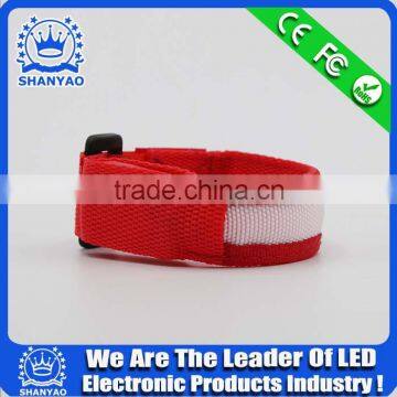 Custom Party Light Up Flashing LED Bracelet/Wristband/Bangle For Promotion