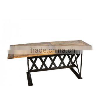 Wood & Iron Dining Table