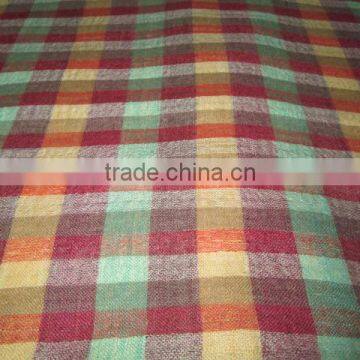 BEST QUALITY AT GOOD PRICES CASHMERE SHAWLS IN CHECKS TEXTILE