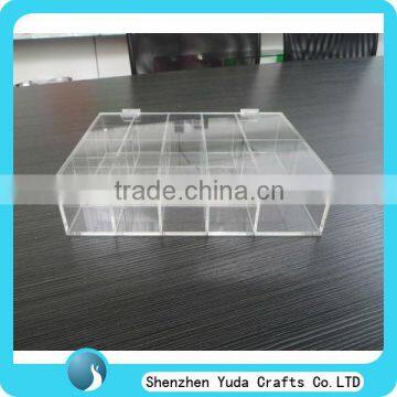 clear plastic storage box with dividers acrylic boxes wholesale