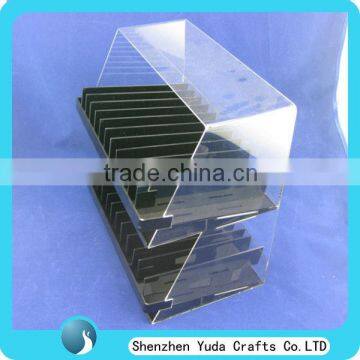 clear acrylic cosmetic display rack plexiglass cosmetic display stand