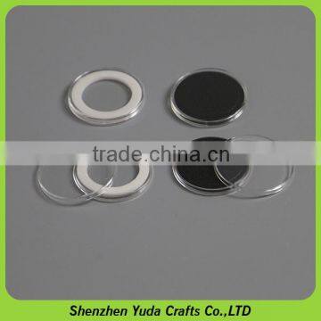Hot Sell Transparent Empty Plastic Coin Capsules With Ring photo-4
